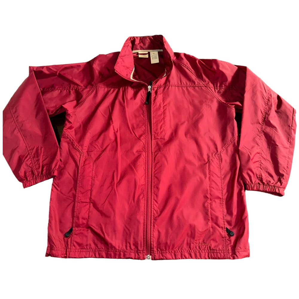 VTG LL Bean Rain/Wind Jacket‎ with hidden hood Size: Large Tall